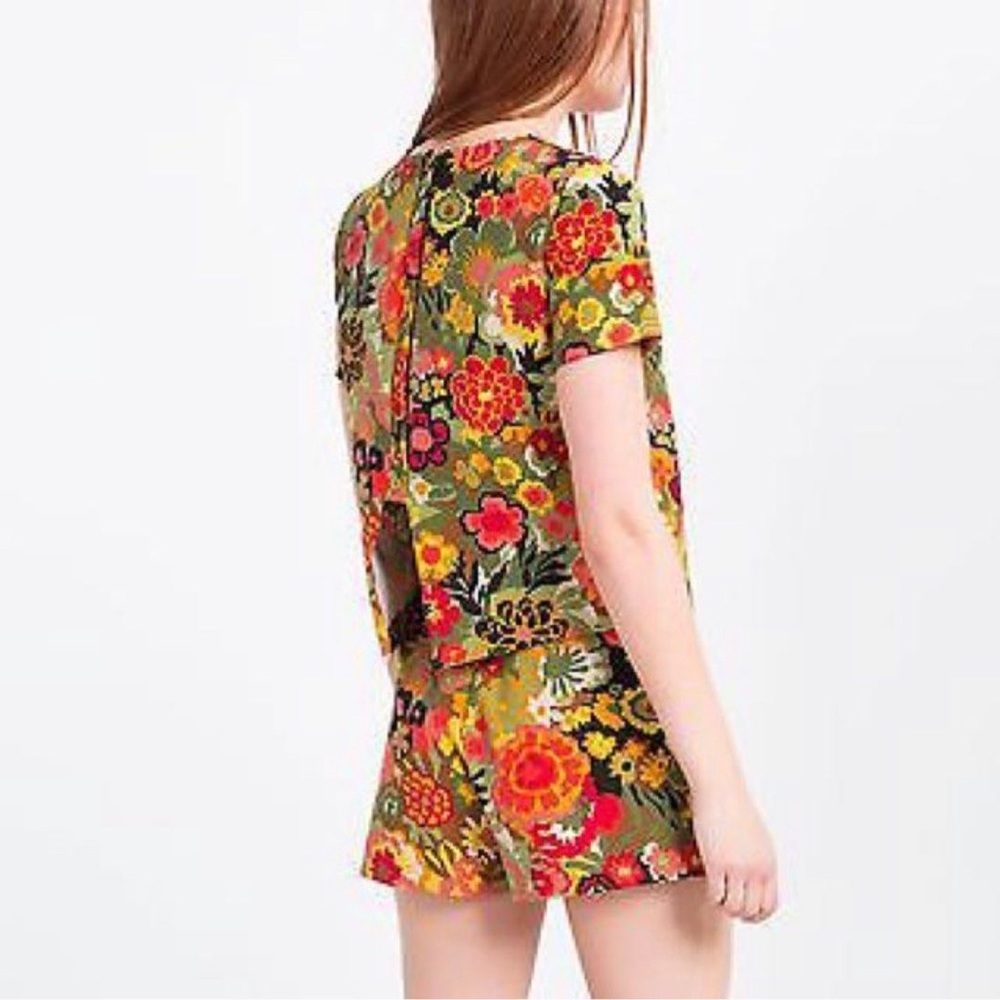 Zara Trafaluc 70s Groovy Romper - Picture 4 of 9